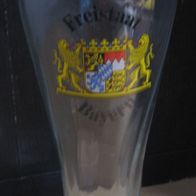 Weizenglas - Weissbierglas - Weizenbierglas - 0,5 l - Freistaat Bayern - Wappen