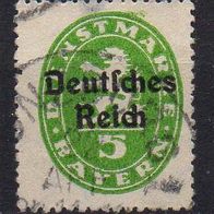 D. Reich Dienst 1920, Mi. Nr. 0034 / 34, Überdruck auf Bayern, gestempelt #01088