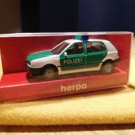 Herpa 041850 VW Golf 3 III 4-türig CL Limousine "Polizei"