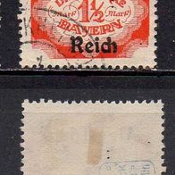 D. Reich Dienst 1920, Mi. Nr. 0048 / D48, Überdruck auf Bayern, gestempelt #05513