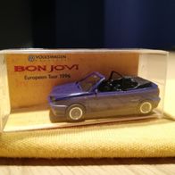Herpa ? VW Golf 3 III Cabrio dunkelblau "Bon Jovy" European Tour ´96