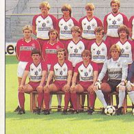 1. FC Kaiserslautern Panini Sammelbild 1986 Mannschaftsbild 1 Bildnummer M17