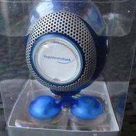 NEU: Mini Bubble Radio Ei mit Saugfüßen + Kopfhörer HypoVereinsbank tragbar