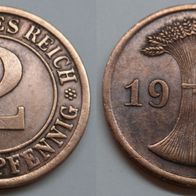 2 Rentenpfennig 1924 (J) ## D5-4G