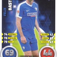 VFL Bochum Topps Match Attax Trading Card 2016 Felix Bastians Kartennummer 407