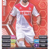 1. FC Köln Topps Match Attax Trading Card 2014 Dominic Maroh Nr.165