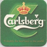 Carlsberg - Bierdeckel "Probably the best beer in the world"