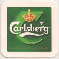 Carlsberg - Bierdeckel "Probably the best beer in the world" - Variante 2