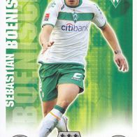 Werder Bremen Topps Match Attax Trading Card 2008 Sebastian Boenisch Nr.56