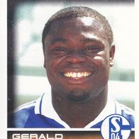 Schalke 04 Panini Sammelbild 2001 Gerald Asamoah Bildnummer 215