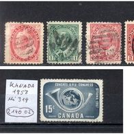 Briefmarken Kanada Canada 1898 - 1912 1957