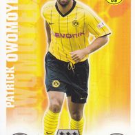 Borussia Dortmund Topps Match Attax Trading Card 2008 Patrick Owomoyela Nr.97
