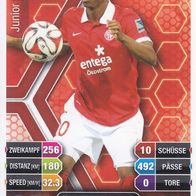 FSV Mainz 05 Topps Match Attax Trading Card 2014 Junior Diaz Nr.202
