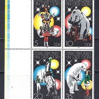 DDR 1978, MiNr: 2364 - 2367 Viererblock sauber postfrisch vom Seitenrand (3)