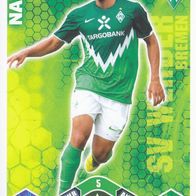 Werder Bremen Topps Match Attax Trading Card 2010 Naldo Nr.5