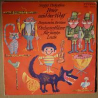 Prokofiev Peter und der Wolf / Britten: Orchesterführer für Junge Leute LP 1973