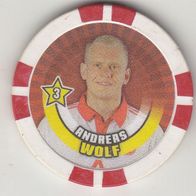 1. FC Nürnberg Topps Sammelchip Andreas Wolf