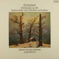 Schubert Winterreise op 39;6 Lieder nach Schober und Leitner 2LP Fischer-Dieskau