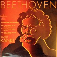 Beethoven - Sonatas for Piano No.8 (Pathetique), 24, 21 (Waldstein) LP Dezso Ranki