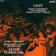 Liszt - Faust Symphony / Two Episodes from Lenau´s Faust 2LP Korondy Ferencsik Mint