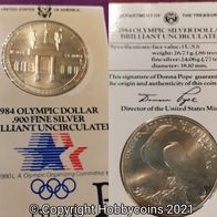 USA : 1 Dollar Olympiade in Los Angeles 1984 P
