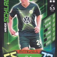 VFL Wolfsburg Topps Match Attax Trading Card 2019 Xaver Schlager Nr.329