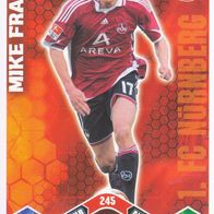 1. FC Nürnberg Topps Trading Card 2010 Mike Frantz Nr.245