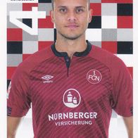 1. FC Nürnberg Topps Sammelbild 2018 Ewerton Bildnummer 216
