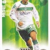 Werder Bremen Topps Match Attax Trading Card 2008 Mesut Özil Nr.65