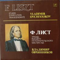 LISZT - Etudes D´exécution Transcendante LP Vladimir Ovchinnikov