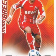 1. FC Köln Topps Match Attax Trading Card 2009 Miso Brecko Nr.165