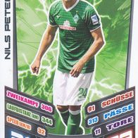 Werder Bremen Topps Match Attax Trading Card 2013 Nils Petersen Nr.70