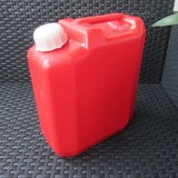 Kunststoffkanister rot 5 l Leer Kanister Plastikkanister Campingkanister Wasser