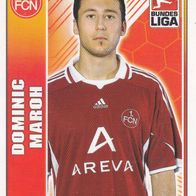 1. FC Nürnberg Topps Sammelbild 2009 Dominic Maroh Bildnummer 339