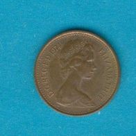 Großbritannien 1/2 Penny 1974