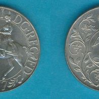 Großbritannien 25 Pence 1977 25. Jahrestag der Thronbesteigung von Königin Elizabe