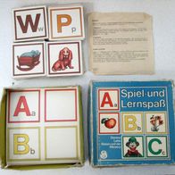 DDR Spiele / Spielzeug * ABC Spiel- und Lernspaß von Famos zum Schulanfang