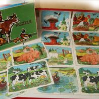 DDR Spiele / Spielzeug Puzzle von Famos * Tierpuzzle
