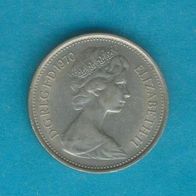 Großbritannien 5 Pence 1970