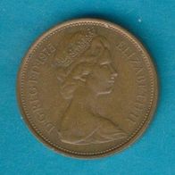 Großbritannien 2 Pence 1975