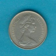 Großbritannien 5 Pence 1971