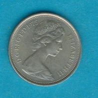 Großbritannien 5 Pence 1975