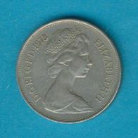 Großbritannien 10 Pence 1973