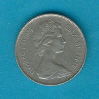 Großbritannien 10 Pence 1974