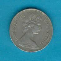Großbritannien 10 Pence 1975