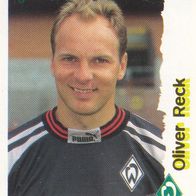 Werder Bremen Panini Sammelbild 1996 Oliver Reck Bildnummer 33
