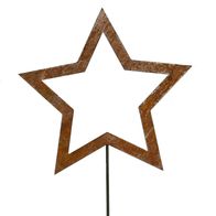 Stern auf Platte 30 cm Edelrost Gartendeko Metall Rost Weihnachten Winte Stern auf Platte 30 cm Edelrost Gartendeko Metall Rost Weihnachten Winte