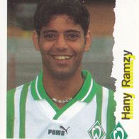 Werder Bremen Panini Sammelbild 1996 Hany Ramzy Bildnummer 35