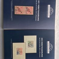 2 Heinrich KÖHLER: Briefmarken-Auktionskataloge - 357. + 359. Versteigerung