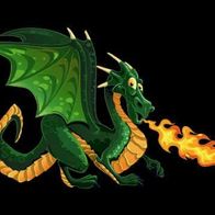U24 Fahne Feuerspuckender Drache – Bootsflagge 30x45 Cm Aus Wetterfestem Polyester